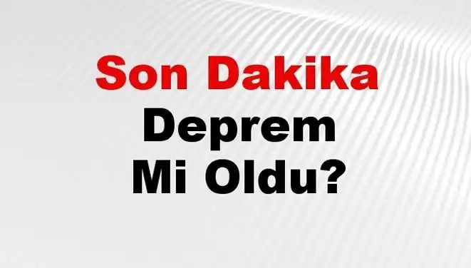 Bursa'da Son Dakika Deprem: Kandilli ve AFAD'dan Açıklama Geldi!