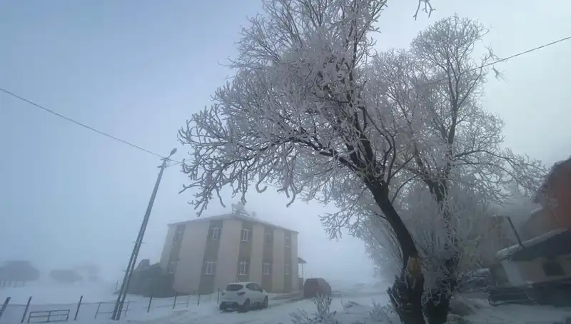 Eksi 18 Derecede Donan Göl, Tüm Gözleri Üzerine Çekti!