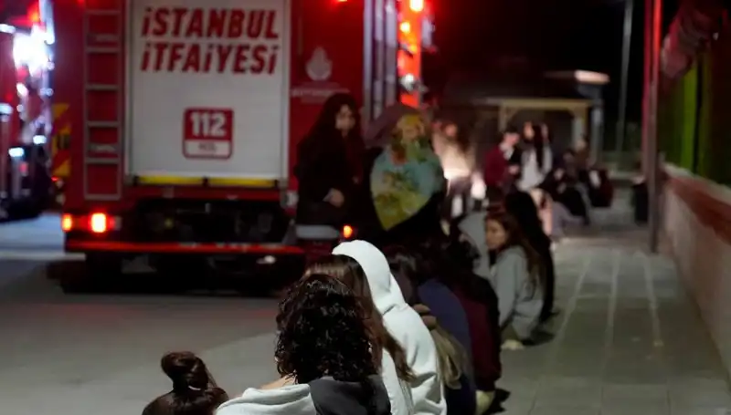 Kız Öğrenci Yurdunda Yangın: Panik ve Kaos Anları Yaşandı