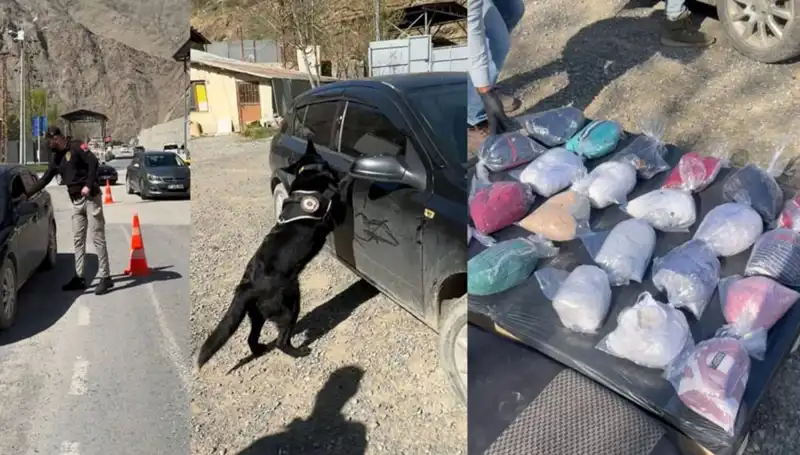 Şüphe Üzerine Durdurulan Araçta Uyuşturucu Partisi Yakalandı!