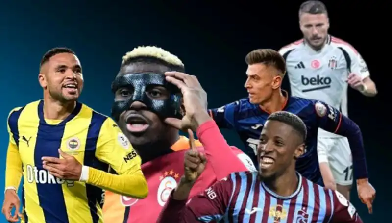 Süper Lig’de Gol Krallığı Yarışında Son Durum: Osimhen, Banza ve En-Nesyri'nin Gol Sayıları
