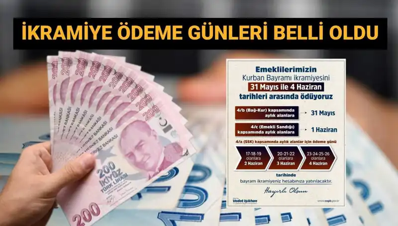 Emekli Bayram İkramiyeleri Ne Zaman Hesaplara Geçecek?