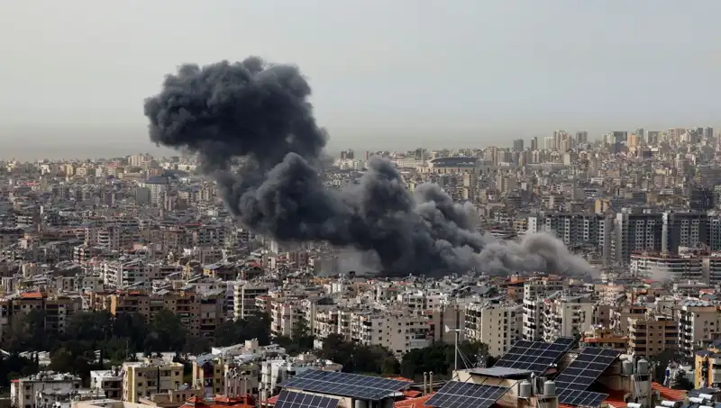 İsrail Ordusundan Şok Bombardıman: Beyrut'un Güneyine Saldırı Gerçekleşti