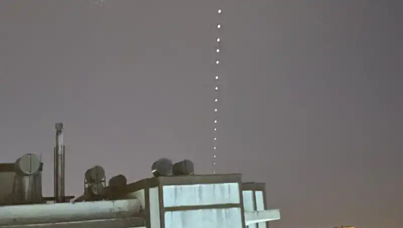 Adana'da Starlink Gökyüzünü Aydınlattı: Heyecan Dolu Anlar